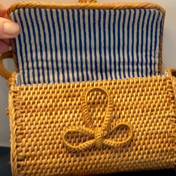 Bundle of Navy & Rattan Bags - Picture 6 of 13